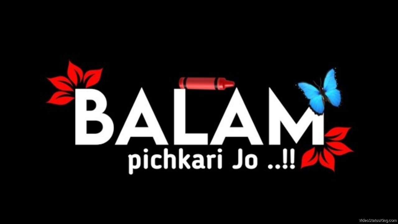 Balam Pichkari Black Screen Lyrical Status Video
