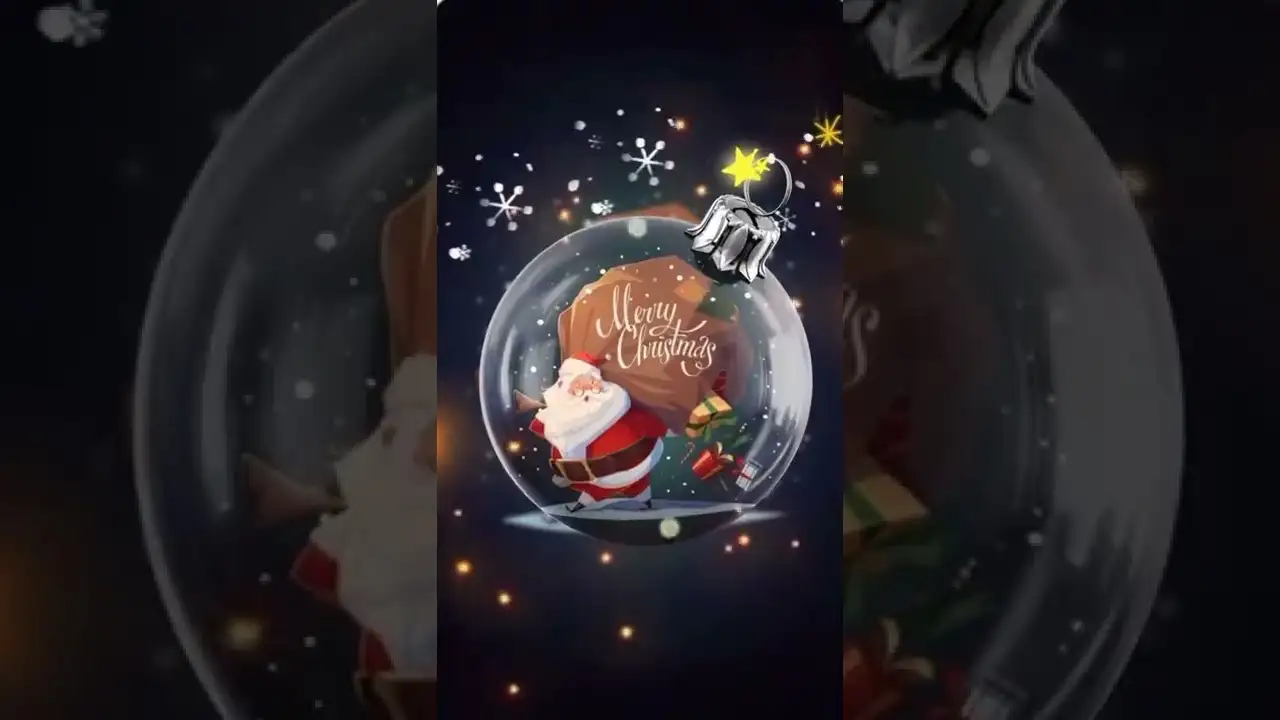 Christmas Is Coming Full Screen Status Video