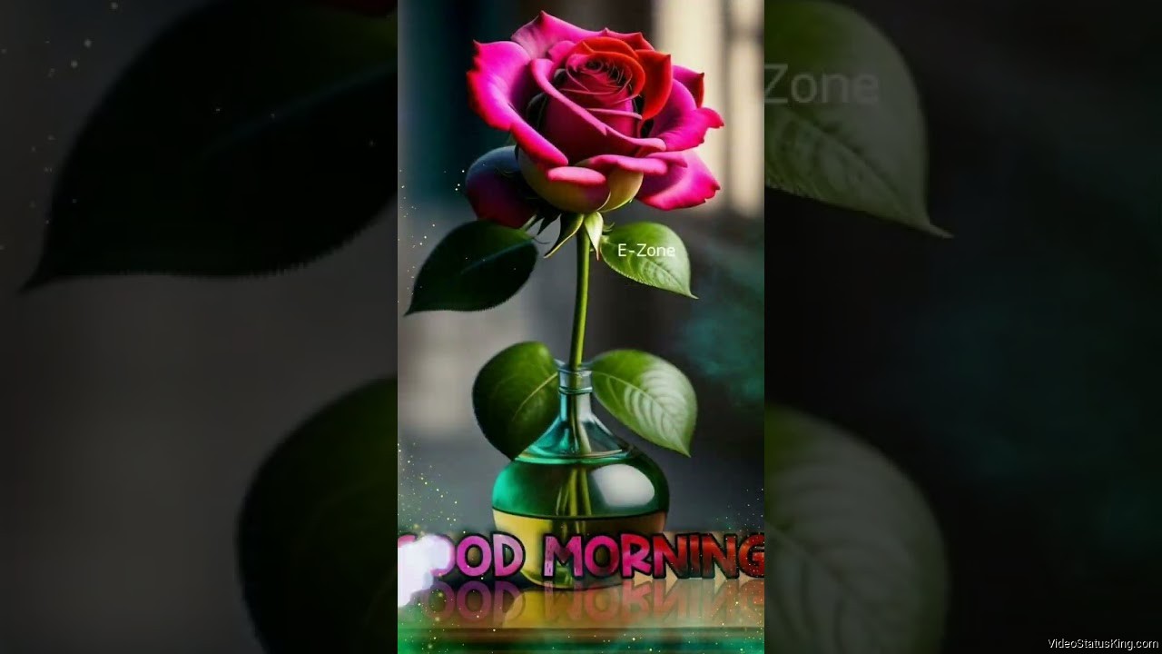 Good Morning Flowers Short Status Video