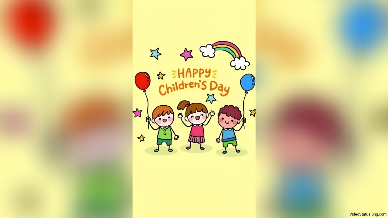 Happy Childrens Day Short Full Screen Status Video
