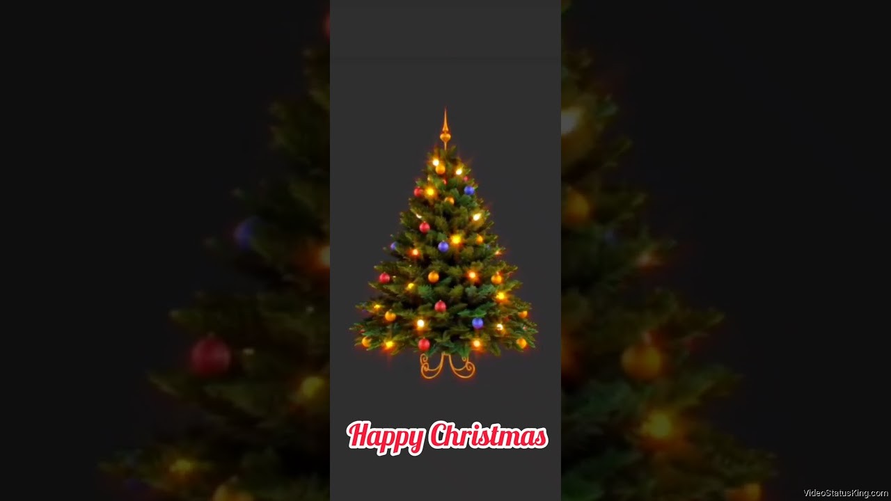 Happy Christmas Full Screen Status Video