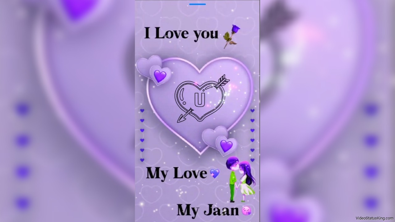 I Love You U My Love My Jaan Status Video