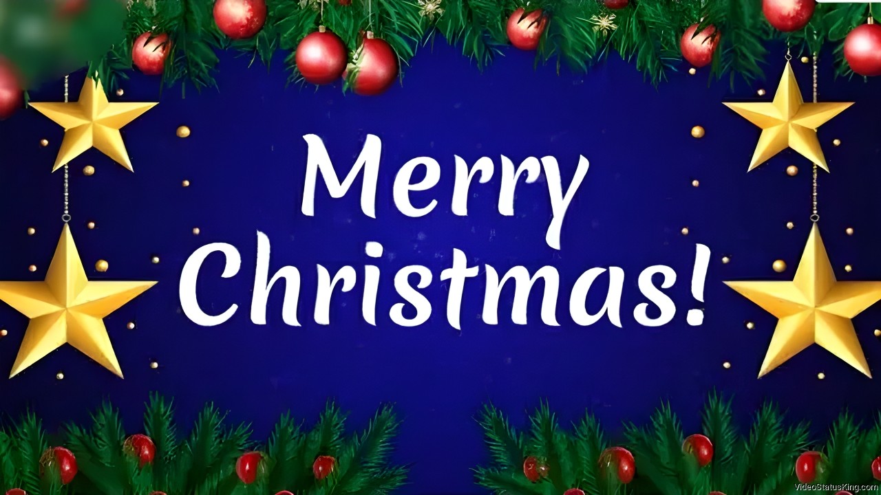 Merry Christmas Status Video